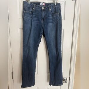 CAbi The Straight- Straight-Leg Jeans Size 12- in Mid Blue Wash #5166